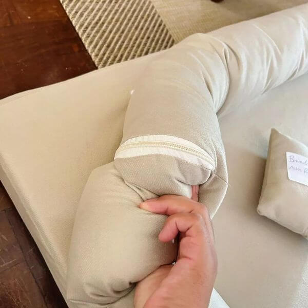 Cama Ergonômica para Cachorro e Gato com Encosto 80x60cm Lupzy - Imagem 3