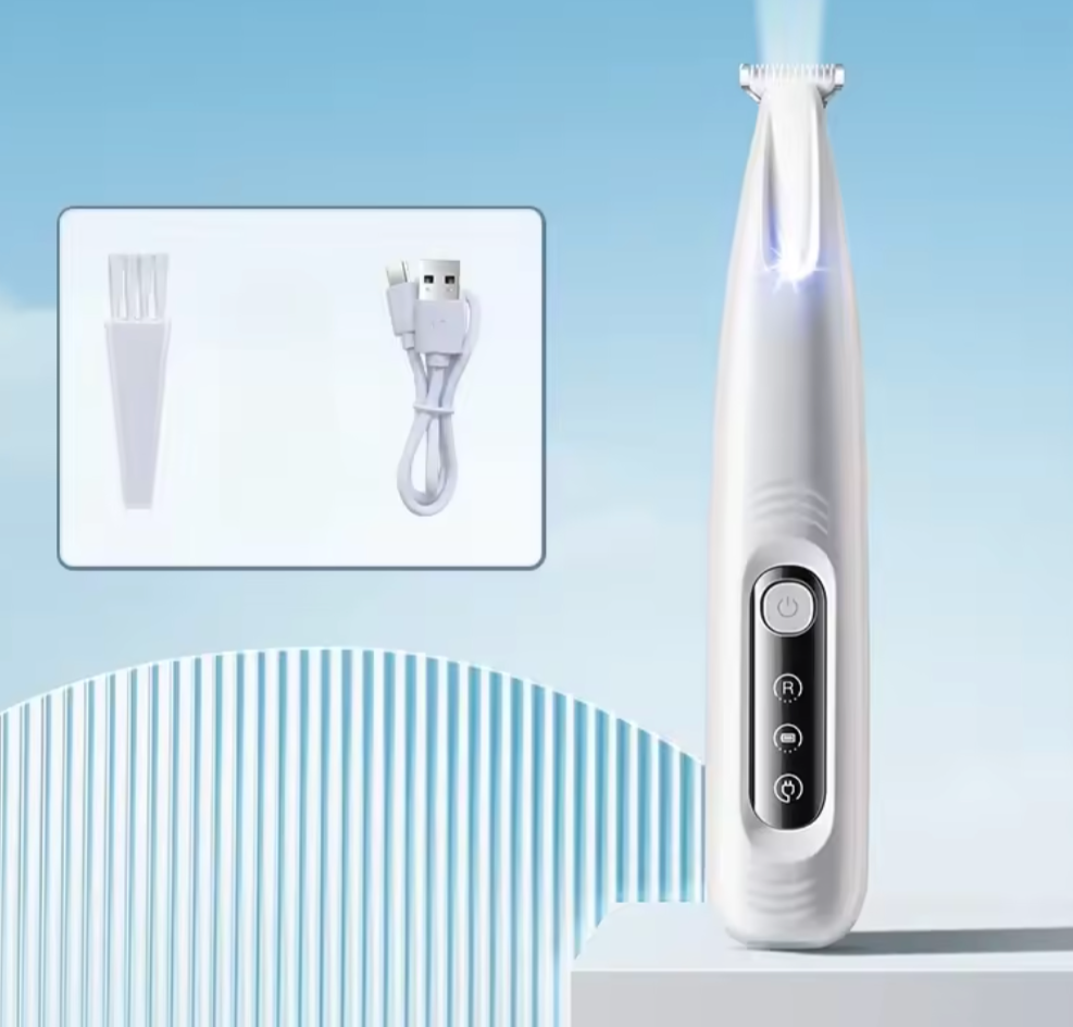 Aparador elétrico TrimPet branco com LED