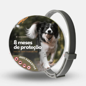 Coleira Anti Pulgas, Carrapatos e Mosquitos 100% Natural – Proteção até 8 Meses | ForPatas