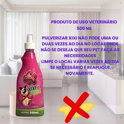 Kit Educador Sanitário para Cães – Xixi Não Pode 500ml + Xixi Pode 30ml | ForPatas - Imagem 4