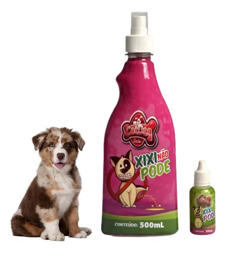Kit Educador Sanitário para Cães – Xixi Não Pode 500ml + Xixi Pode 30ml | ForPatas