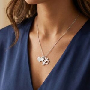 Colar Patuá Amor por Cachorro em Prata 925 – Lupzy™ | Símbolos de Amor Pet