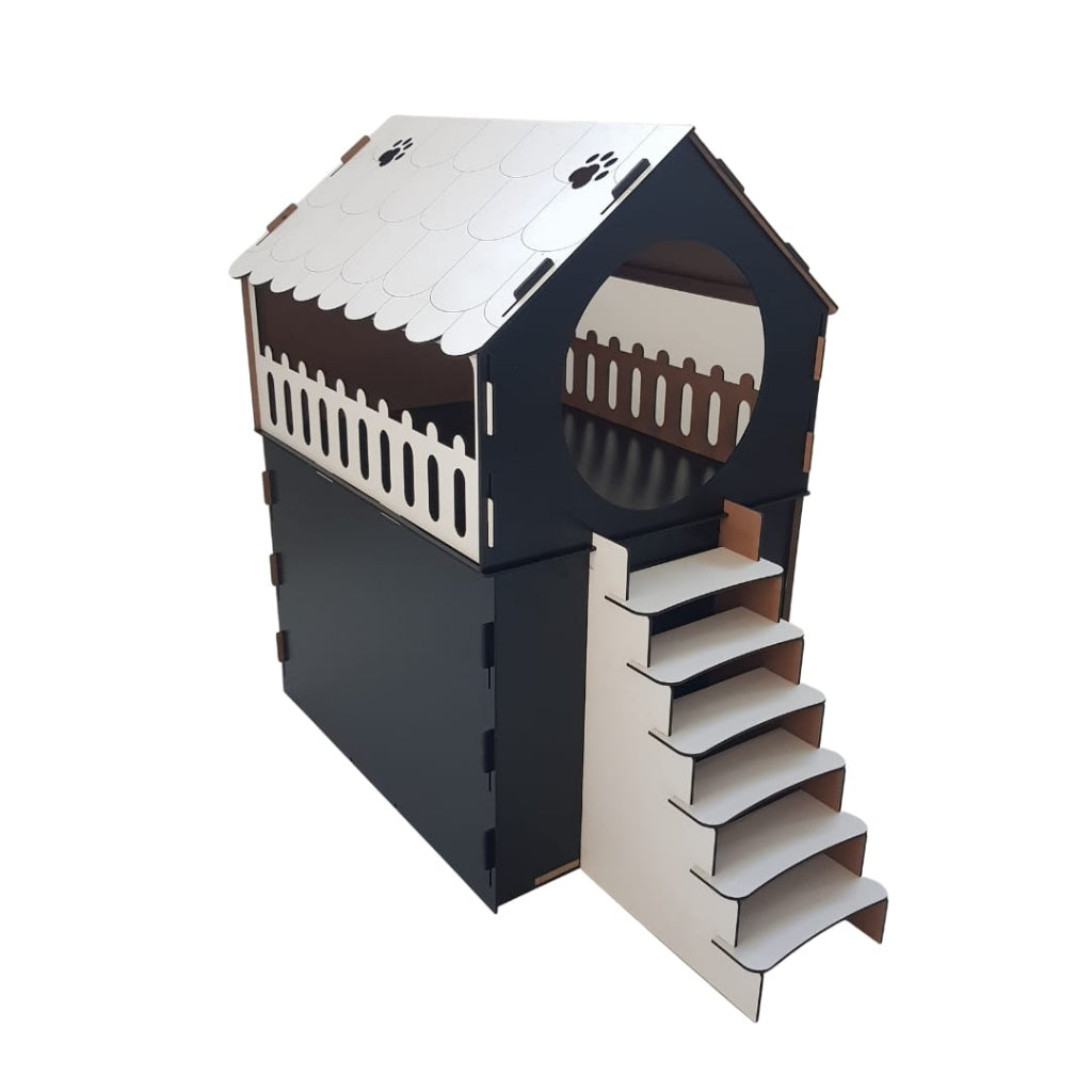 Casinha Duplex CatHouse™ – 2 Andares, Aventura e Conforto - Imagem 2