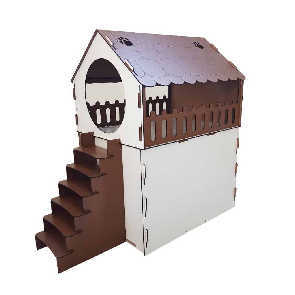 Casinha Duplex CatHouse™ – 2 Andares, Aventura e Conforto - Imagem 3