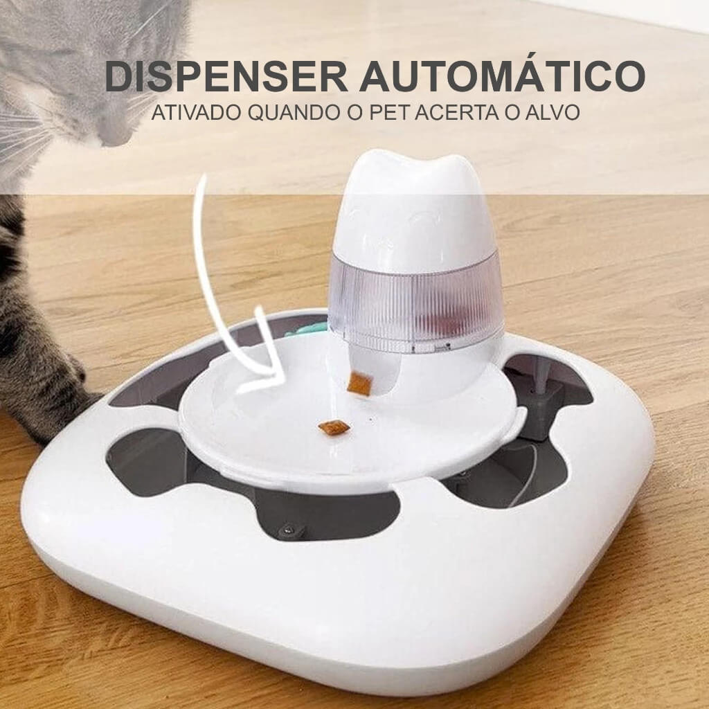 Brinquedo Interativo Inteligente para Gatos – Dispensa Petiscos Automático | ForPatas - Imagem 2