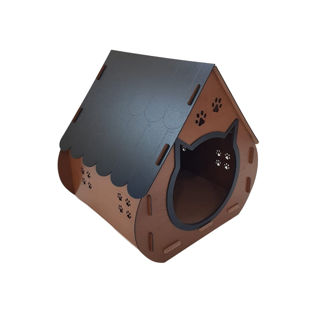 Casinha Personalizada CozyHome™ – Conforto, Estilo e Nome do Seu Pet