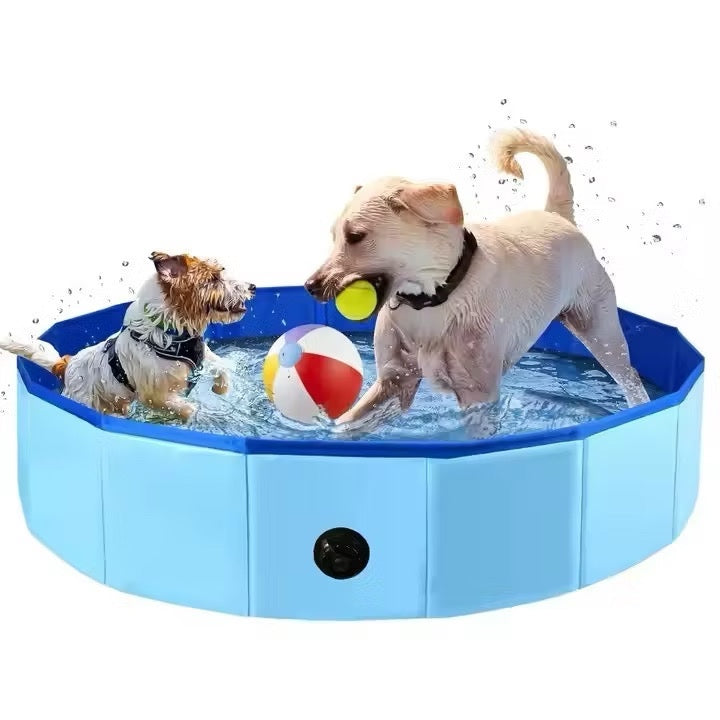 Piscina Dobrável para Cachorro e Crianças em PVC Antideslizante – Duty™ | Diversão e Refresco no Calor - Imagem 2