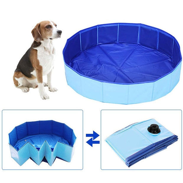 Piscina Dobrável para Cachorro e Crianças em PVC Antideslizante – Duty™ | Diversão e Refresco no Calor - Imagem 6