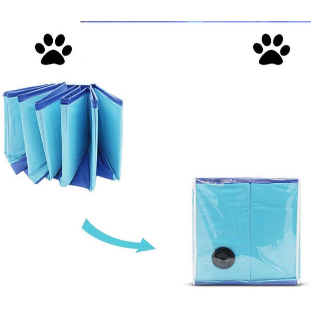Piscina Dobrável para Cachorro e Crianças em PVC Antideslizante – Duty™ | Diversão e Refresco no Calor - Imagem 5