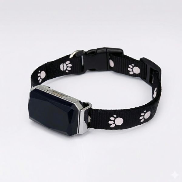 Coleira com GPS Rastreador em Tempo Real com Cerca Virtual para Cachorro e Gato Snouty™