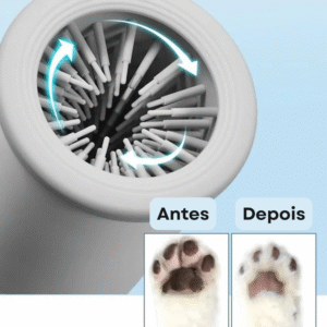 Limpa Patas PawRinse™ – Automático, Recarregável e Seguro para Pets