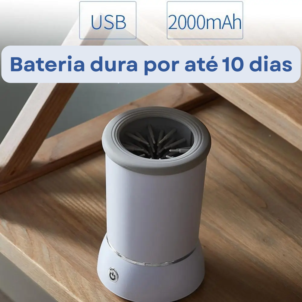 Limpa Patas PawRinse™ – Automático, Recarregável e Seguro para Pets - Imagem 6