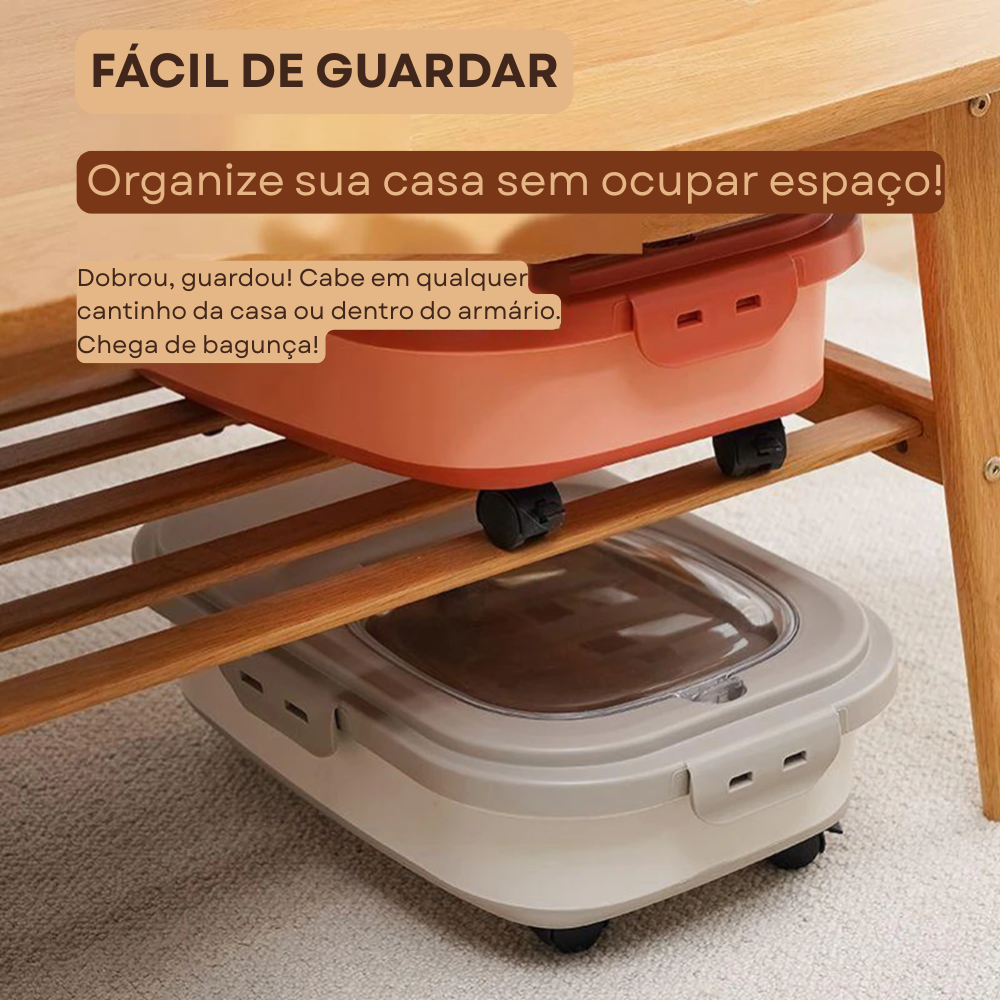 Armazenador Dobrável de Ração 15kg com Copo Medidor – ForPatas - Imagem 8