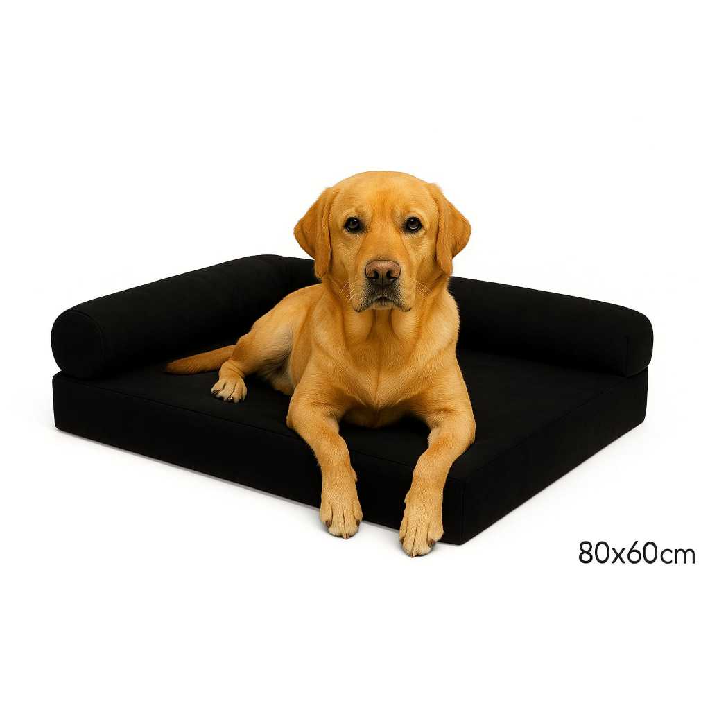 Cama Ergonômica para Cachorro e Gato com Encosto 80x60cm Lupzy - Imagem 8
