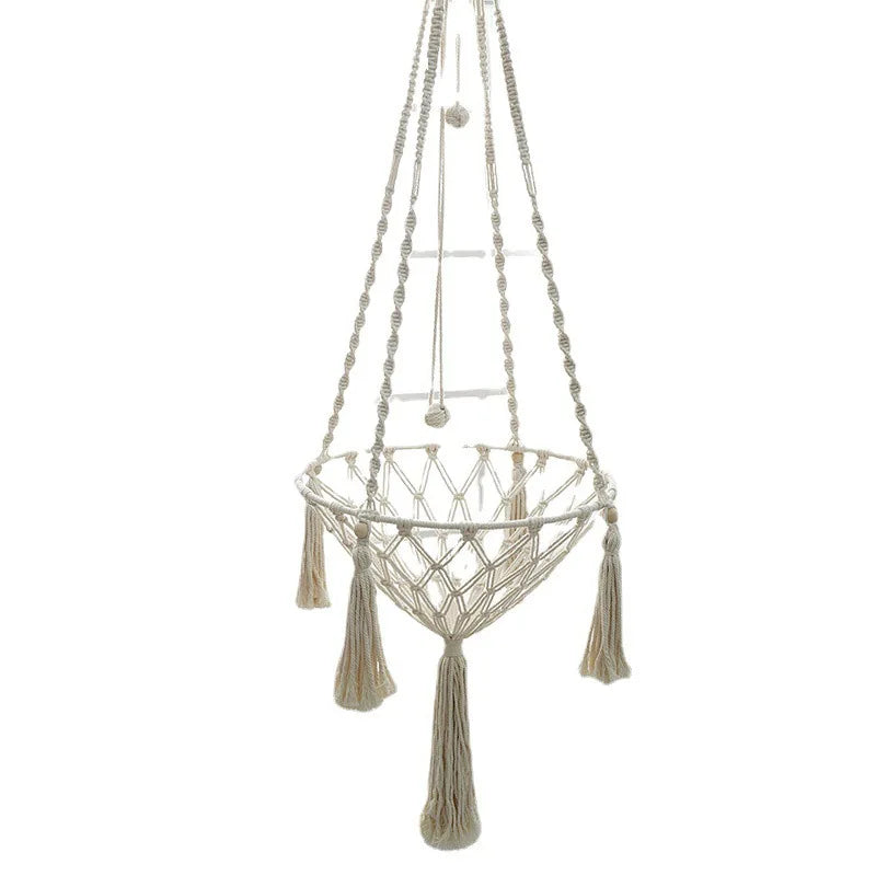 Cama Suspensa Artesanal para Gatos Estilo Rede – Snouty™ | Conforto Natural e Descanso Elevado - Imagem 8