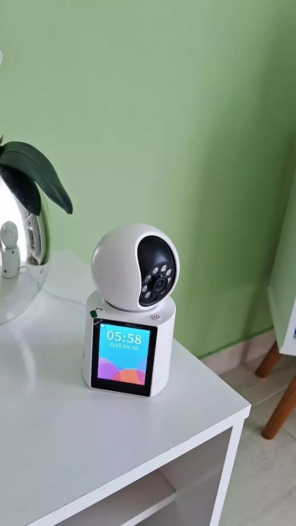 Câmera de Segurança Wi-Fi 1080P com Vídeo e Áudio Bidirecional – PetVision™