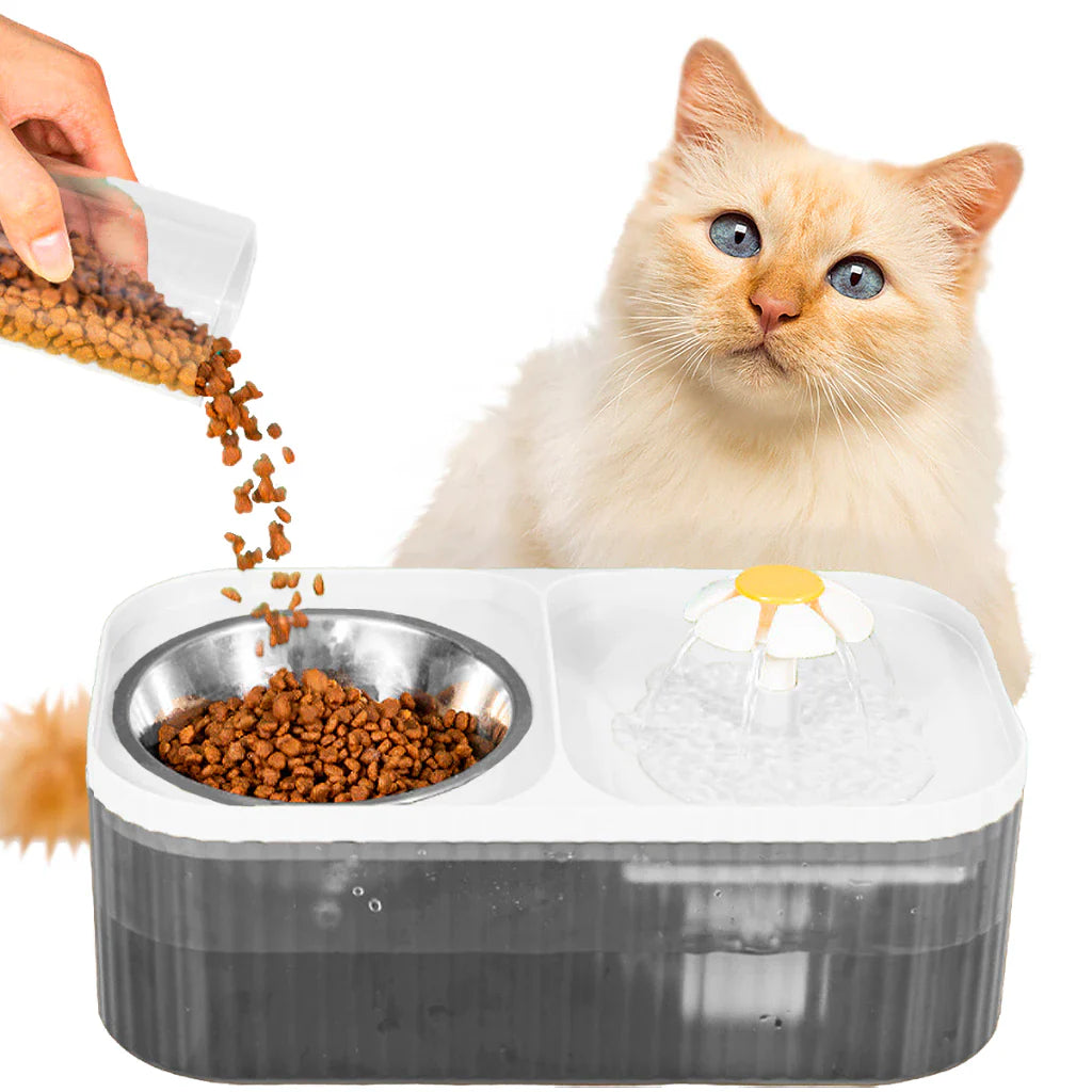 Fonte Bebedouro Elevada Automática Inox 3L para Cães e Gatos – Hydropet™ | Hidratação Saudável e Conforto Diário - Imagem 6