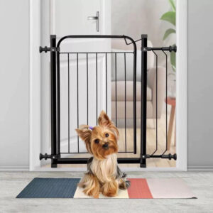 Portão Pet Portátil 69cm em Aço Antiferrugem – Duty™ | Segurança Prática para Pets e Crianças