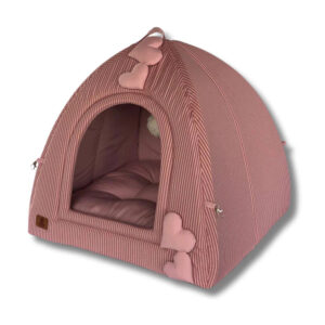 Cama Toquinha Pet Iglu Luxo com Almofada Removível para Cães e Gatos – CozyIglu™ | Aconchego Premium