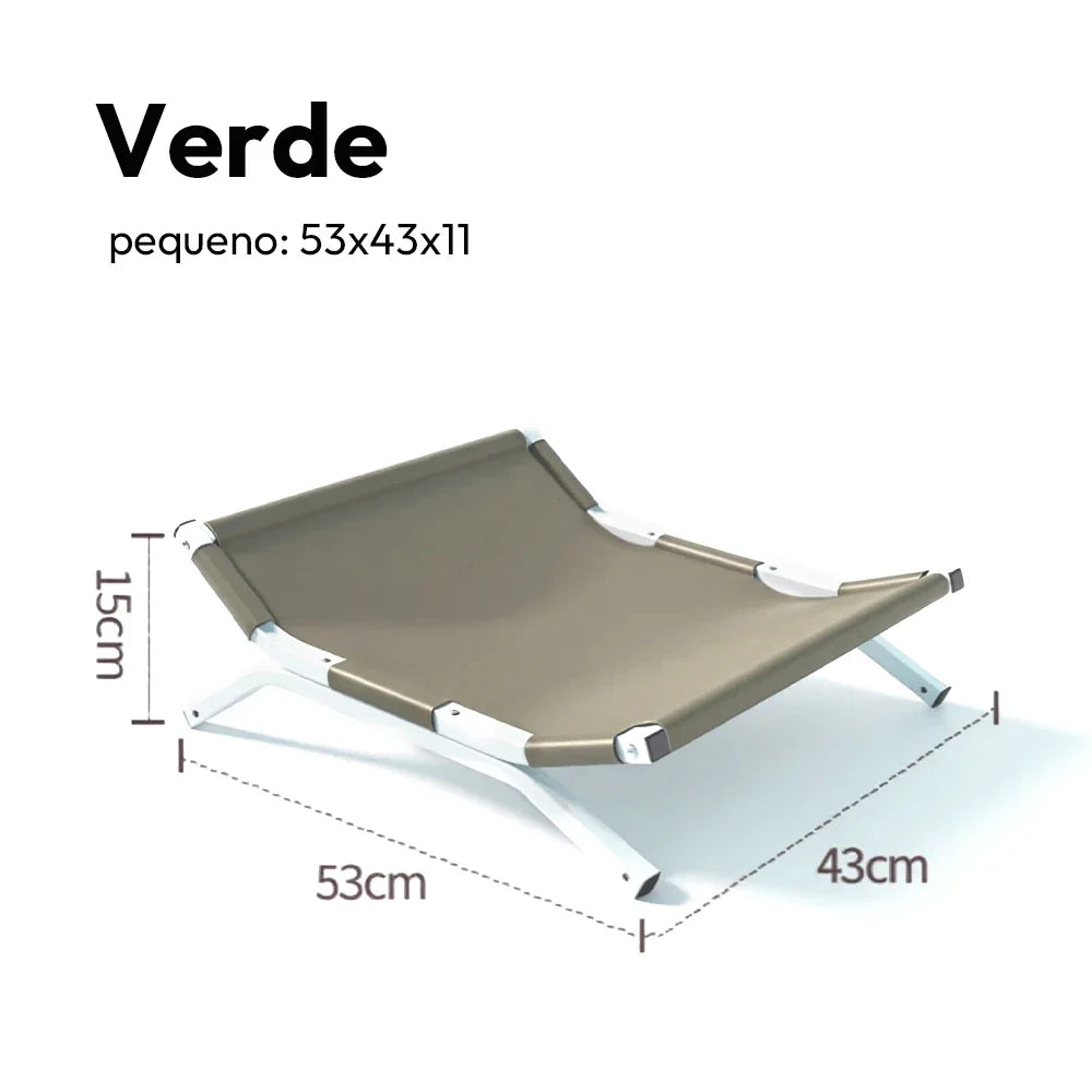 Cama Suspensa Impermeável para Cães e Gatos Pequenos e Médios – Snouty™ | Conforto Elevado em Todas as Estações - Imagem 2