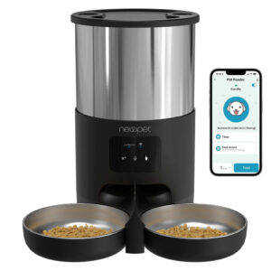Alimentador Automático Duplo 5L WiFi com APP e Controle Remoto para Cachorro e Gato Newpet™