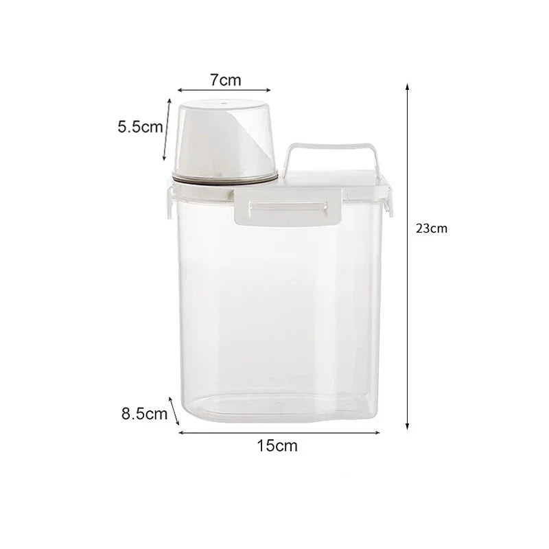 Tanque Hermético para Ração 1.8L, 2.5L e 3.0L – Lupzy™ | Alimentos Sempre Frescos e Protegidos - Imagem 5