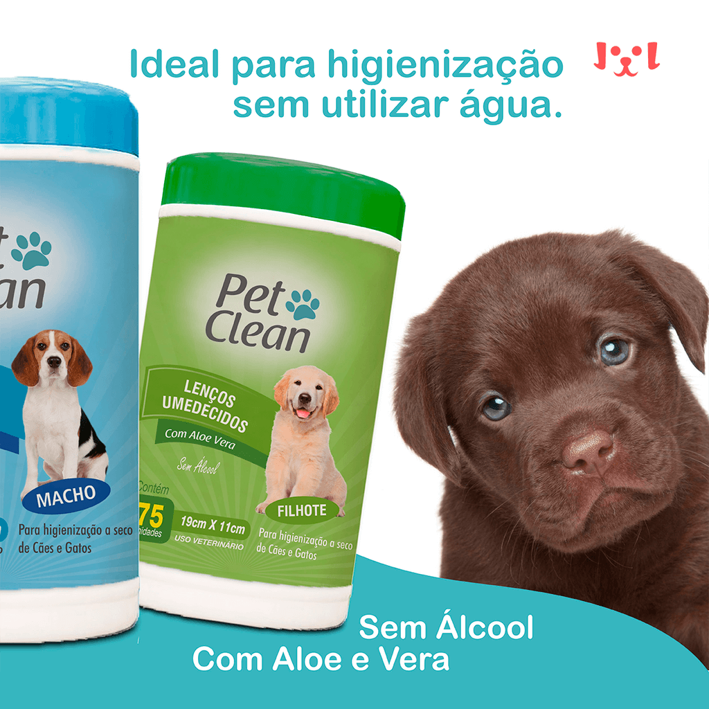 Kit com 3 Pacotes de Lenços Umedecidos para Pets – Higiene Rápida e Segura - Imagem 2