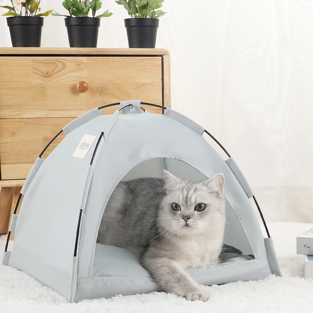 Cama Toca Barraca para Gato - Muttly™ - Imagem 7