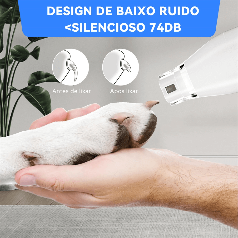 Aspirador de Pelos Profissional para Pets – Kit Completo 2.5L - Imagem 3