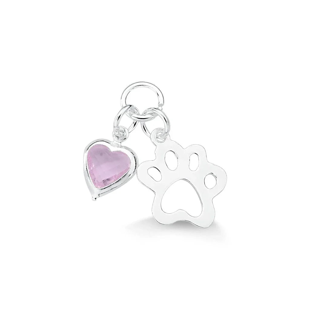 Colar Patuá Patinha com Coração Rosa em Prata 925 – Lupzy™ | Amor Pet Delicado e Feminino - Imagem 5