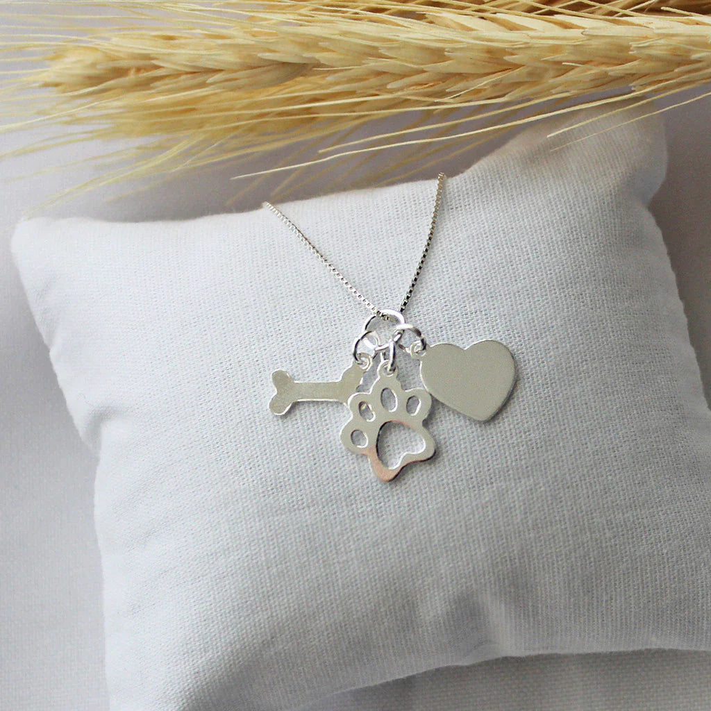Colar Patuá Amor por Cachorro em Prata 925 – Lupzy™ | Símbolos de Amor Pet - Imagem 2