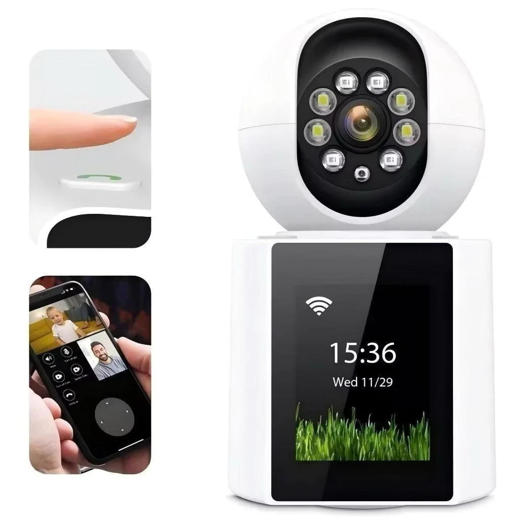 Câmera de Segurança Wi-Fi 1080P com Vídeo e Áudio Bidirecional – PetVision™ - Imagem 2