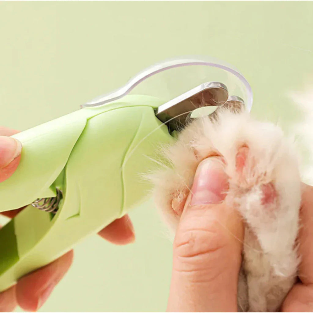 Cortador de Unhas com LED Profissional + Lixa e Tesoura para Cachorro e Gato Antiderrapante Snouty™ - Imagem 4