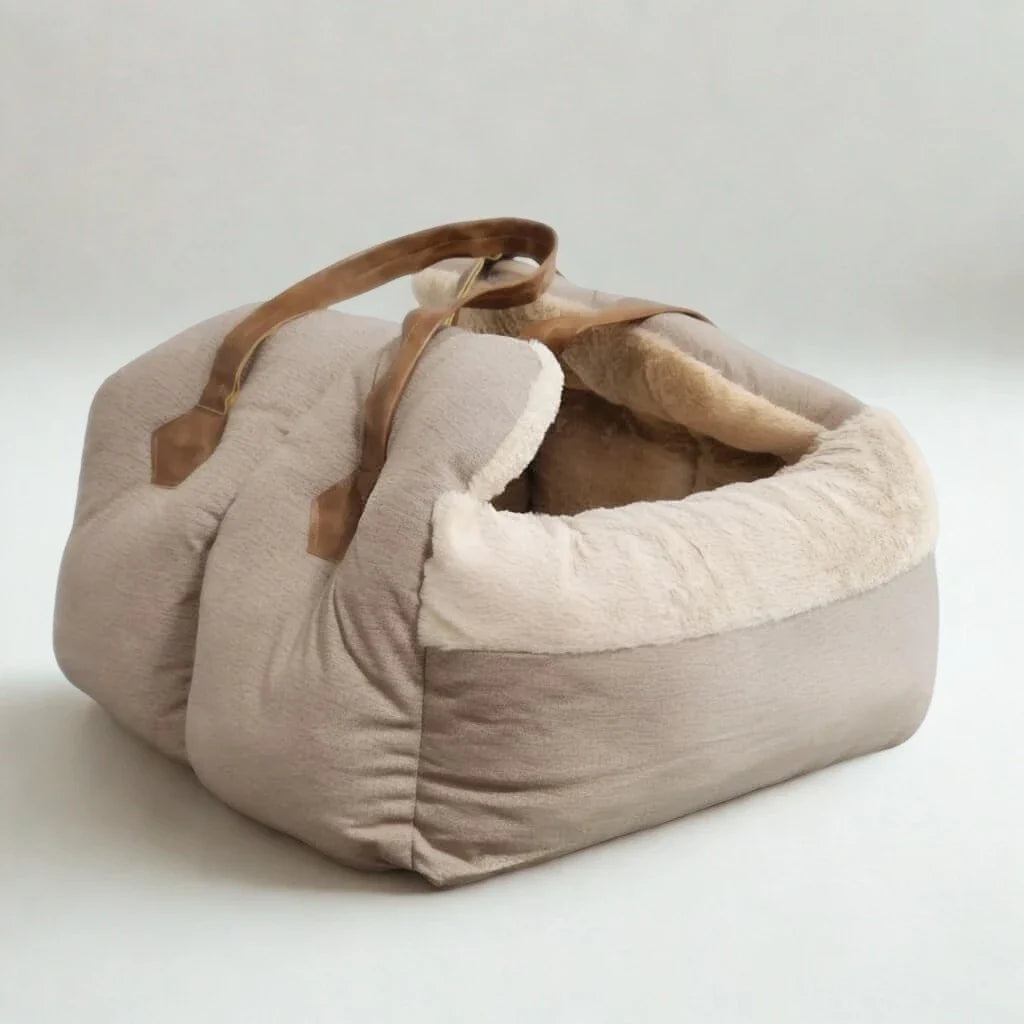 Cama Bolsa Portátil Multifuncional 2 em 1 com Alça para Cachorro e Gato Lavável Woofline™ - Imagem 4