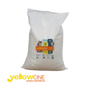 AREIA SANITÁRIA YELLOW ONE 20KG